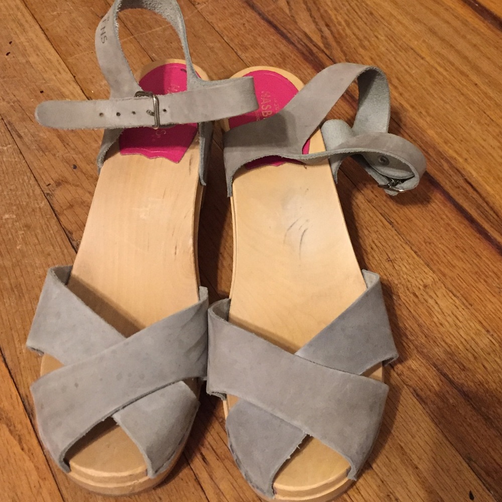 Swedish Hasbeen Sandals -only worn once!